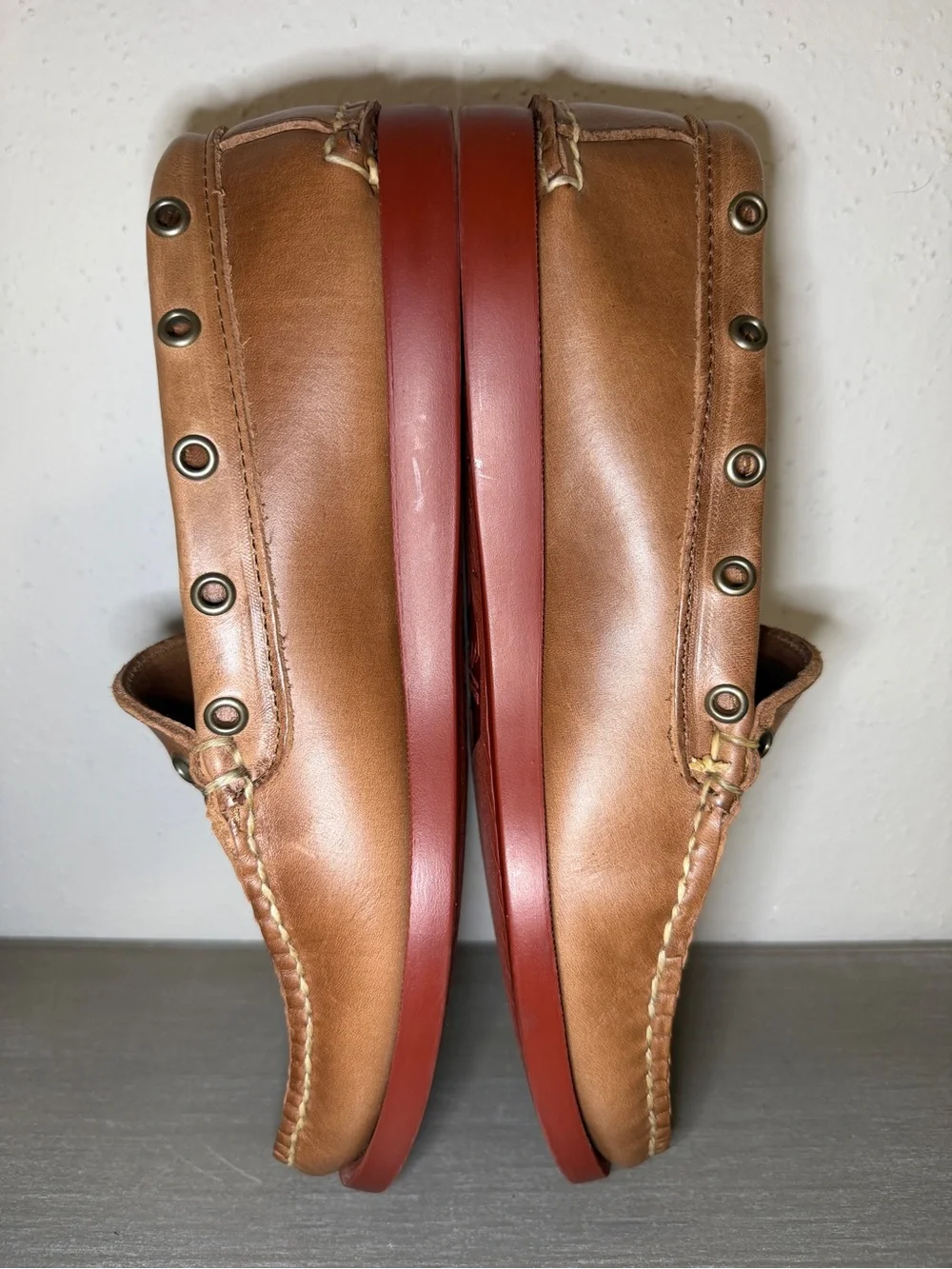 Rancourt & Co Hand Sewn Leather Loafers Men’s 9.5 D Made in Maine USA New